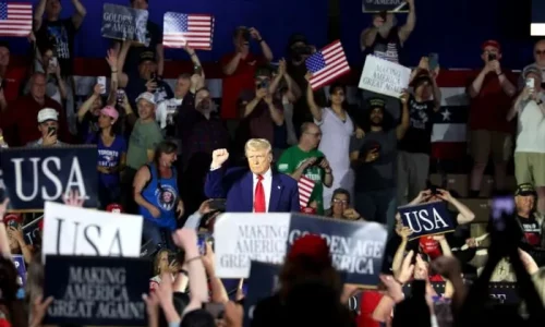 Trump Celebrates 100 Days in Office With Michigan Auto Workers