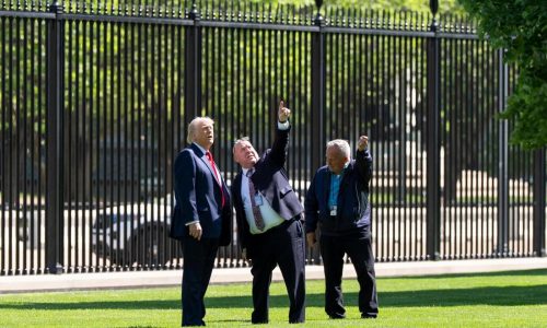 Trump is putting his ‘touches’ on the White House with flagpoles, art and an Oval Office overhaul