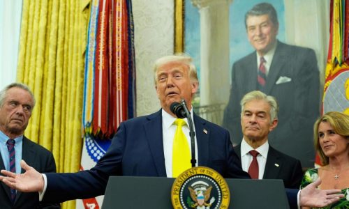 Trump turns a COVID information website into a promotion page for the lab leak theory