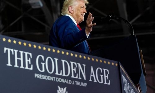 FACT FOCUS: Trump touts his accomplishments at 100 days but at times falls short on the facts