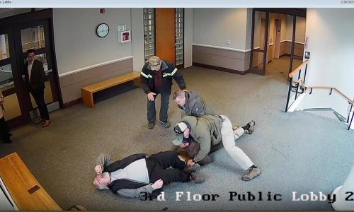 A Venezuelan man was tackled in a New Hampshire courthouse and sent by ICE to Texas