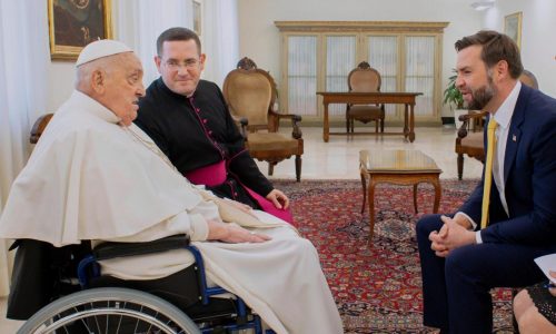 One day before Pope Francis’ death, Vice President Vance received an audience on Easter Sunday
