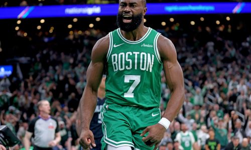 With Jayson Tatum out, Jaylen Brown carries Celtics in ‘warrior’ effort