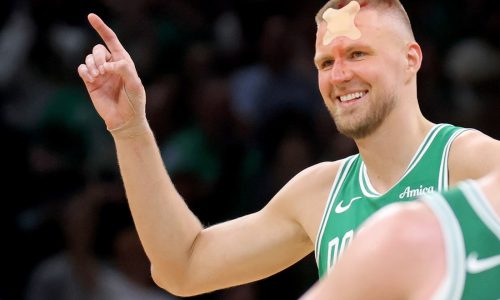 Bloodied Kristaps Porzingis relishes latest ‘WWE moment’ in Celtics’ Game 2 win