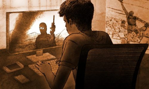 Via porn, gore and ultra-violence, extremist groups are sinking hooks online into the very young