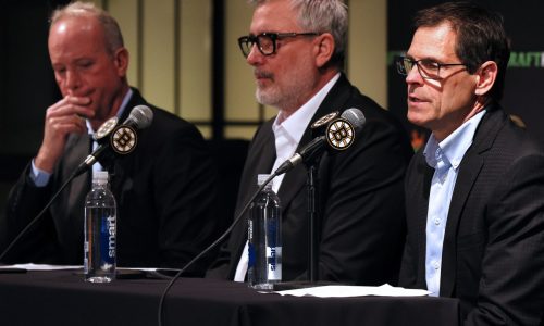 Bruins’ brass believes team can be back in playoffs next season