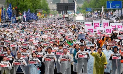 From Tokyo to Los Angeles, Trump’s policies loom over May Day marches