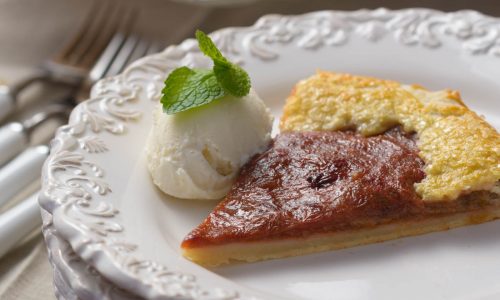 Luscious rhubarb galette celebrates spring