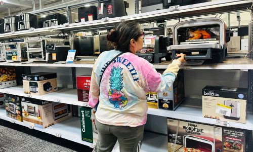 US consumers hit the brakes while goods imports sink by a record
