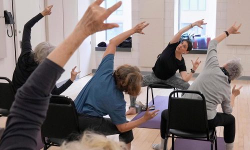 Emotional well-being. Fall prevention. Chair yoga has a lot to offer people of all ages