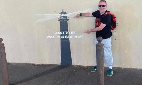 A hunt for Banksy’s new lighthouse artwork leads to the south of France