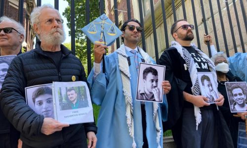 Freed from ICE custody, Palestinian activist Mohsen Mahdawi graduates from Columbia to cheers