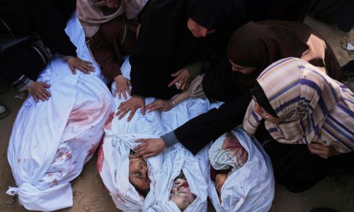 Israeli airstrikes in Gaza kill 70 people, including 22 children, health officials say