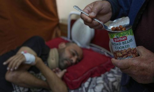 Israel’s blockade means Gaza’s hospitals cannot provide food to recovering patients