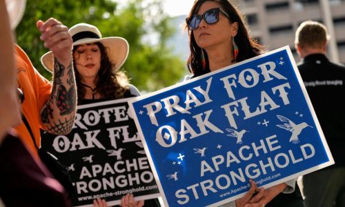 The Supreme Court rejects a plea to block a copper mine on land in Arizona that’s sacred to Apaches