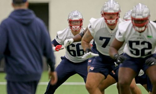 Patriots top pick Will Campbell impressing veteran in O-line room