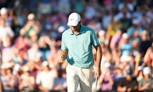 PGA Championship: Scottie Scheffler overcomes scare to run away with third career major