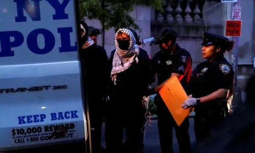 Police Arrest Pro-Palestinian Protesters Occupying Columbia University Library