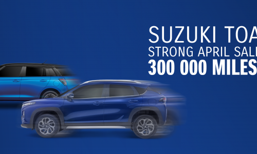 Suzuki toasts strong April sales and 300,000 milestone