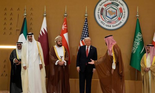 Trump tells Gulf leaders Iran must cease support of proxy groups as part of any nuclear deal