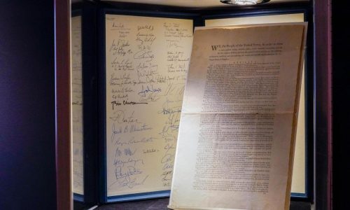 Ken Griffin will loan his copies of the Constitution and Bill of Rights so the public can see them