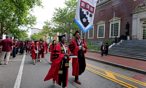 Pomp and politics at Harvard