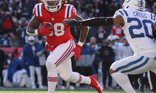 Mike Vrabel, Rhamondre Stevenson in ‘constant communication’ amid OTAs absence