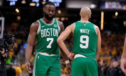 Celtics never came close to trading Jaylen Brown, Derrick White, team exec says