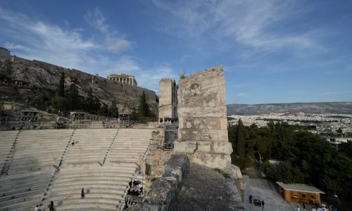 In the shadow of the Acropolis