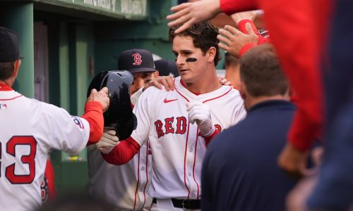 Roman Anthony tallies two-run double for first hit as Red Sox beat Rays 3-1