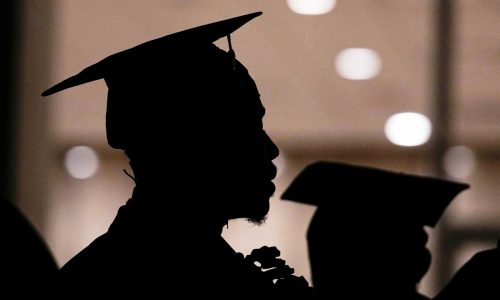 Tough job market greeting grads