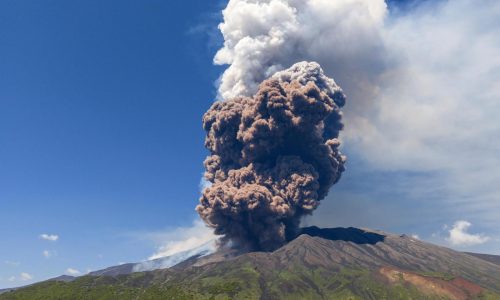 Watch: Sicily’s Mount Etna erupts in a fiery show of smoke and ash miles high