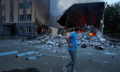 Russia launches another large-scale drone and missile attack on Ukraine, killing 3 and wounding 13