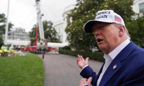 Trump remakes the White House with new flagpoles