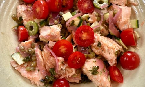 Hot days call for a cool salmon salad