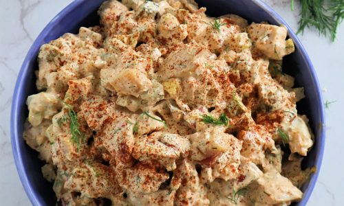 Pickles star in potato salad with a Nashville kick