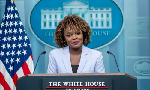 Former White House Press Secretary Karine Jean-Pierre Leaves Democratic Party