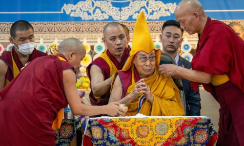 Photos: A celebration for the Dalai Lama’s 90th birthday