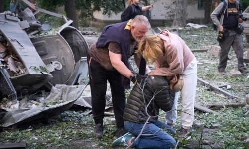 Overnight Russian attack on Ukraine kills 15 and injures 156