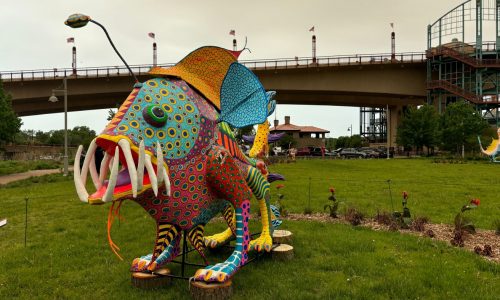 Raspberry Island: Alebrijes, surrealist Mexican folk sculptures, bring color to the riverfront