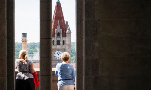 Climb to the top of Landmark Center in downtown St. Paul