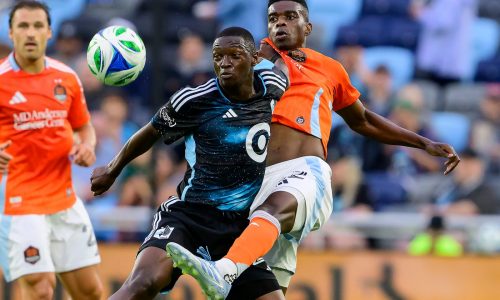 Heartfelt moments as Loons’ Bongi Hlongwane scores in front of South African family