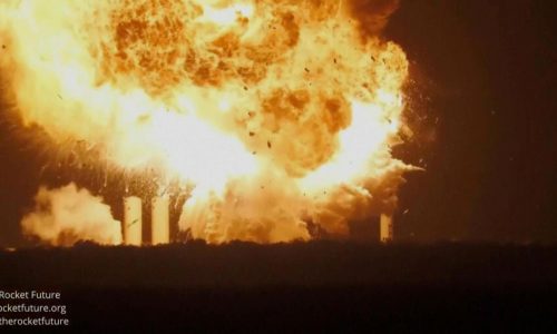 Watch: SpaceX rocket being tested in Texas explodes, no injuries reported
