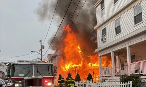 2-alarm fire destroys 150-year-old home in Winthrop