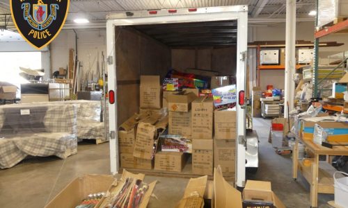 Massachusetts police make massive fireworks bust, two men accused of selling fireworks