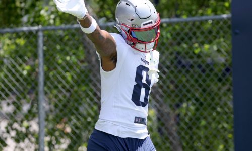 Stefon Diggs returns to Patriots practice after video on boat goes viral