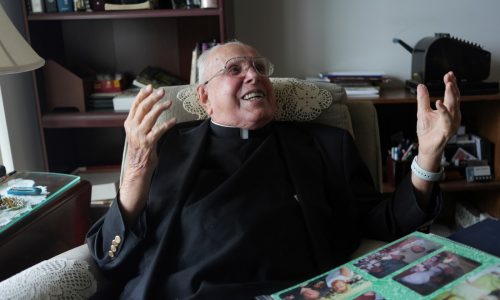 At 100, this globetrotting Catholic priest still bakes pies, enjoys opera and celebrates daily Mass