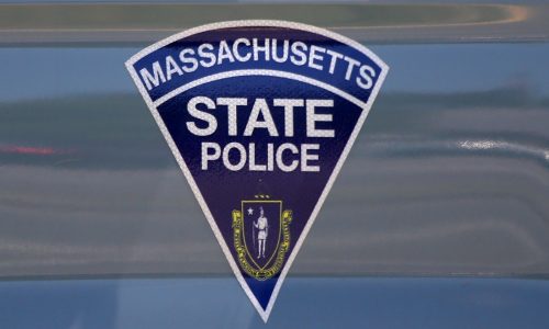 Massachusetts State Police trooper crashes and flips cruiser on I-495
