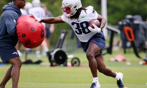 Rhamondre Stevenson grateful for support from Patriots coaches while away