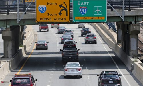 Mass Pike westbound shut down in downtown Boston due to EV fire